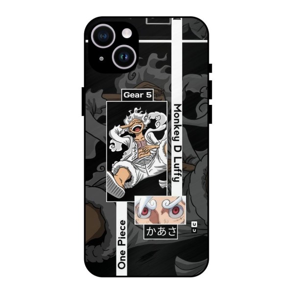 Monkey D luffy New Gear Metal Back Case for iPhone 14 Plus