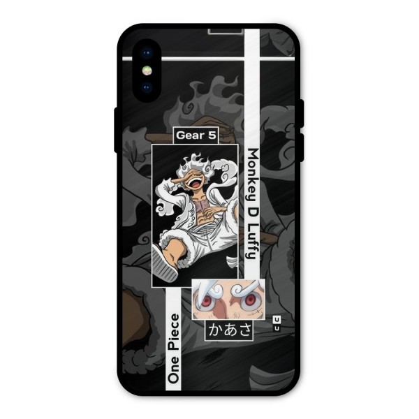 Monkey D luffy New Gear Metal Back Case for iPhone XS