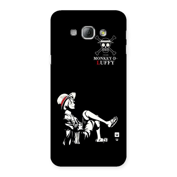 Monkey Luffy Back Case for Galaxy A8