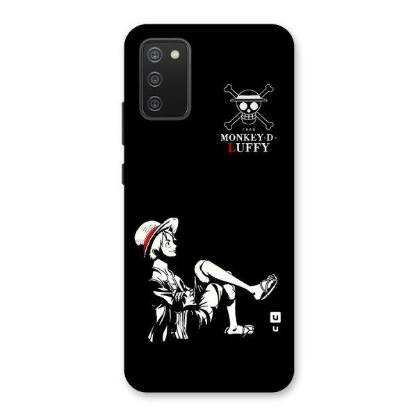 Monkey Luffy Back Case for Galaxy M02s