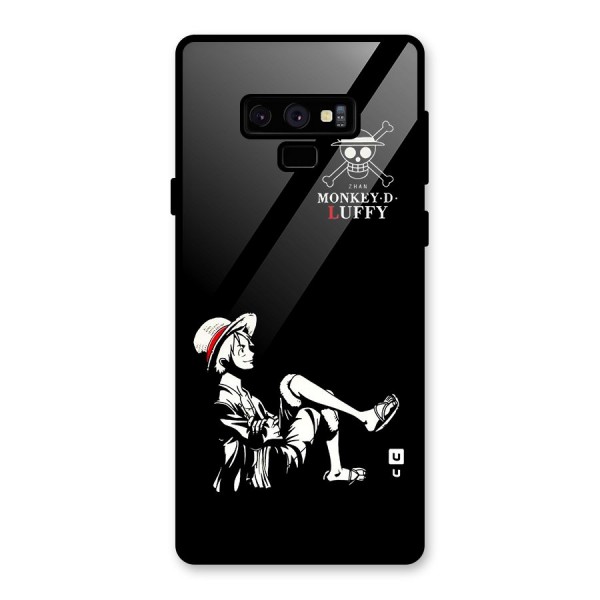 Monkey Luffy Glass Back Case for Galaxy Note 9