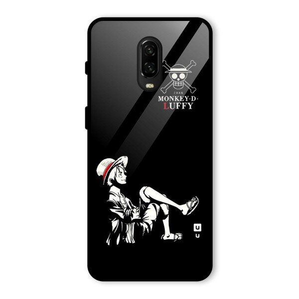 Monkey Luffy Glass Back Case for OnePlus 6T