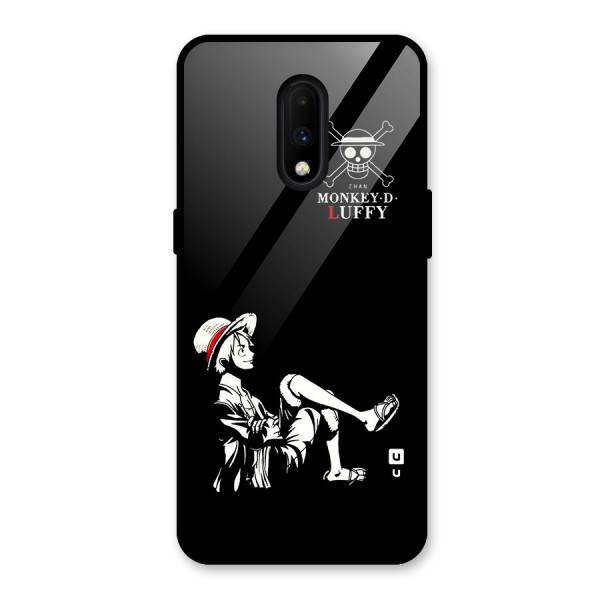 Monkey Luffy Glass Back Case for OnePlus 7