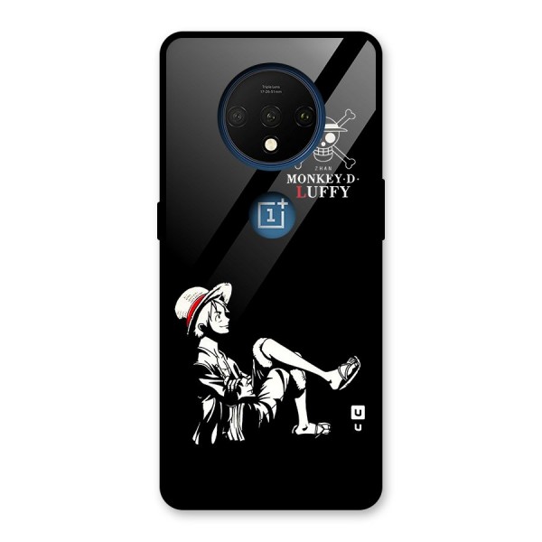 Monkey Luffy Glass Back Case for OnePlus 7T
