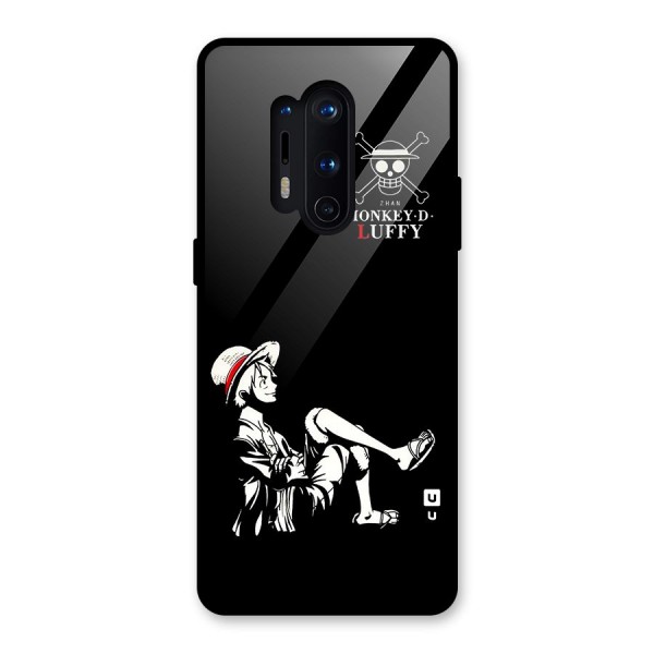 Monkey Luffy Glass Back Case for OnePlus 8 Pro
