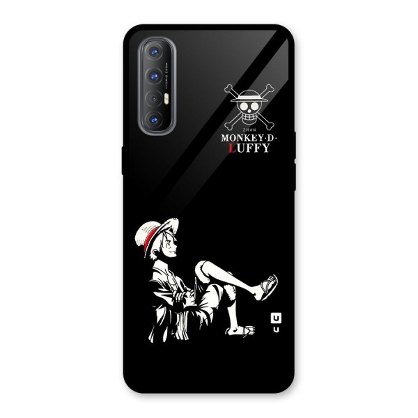 Monkey Luffy Glass Back Case for Oppo Reno3 Pro