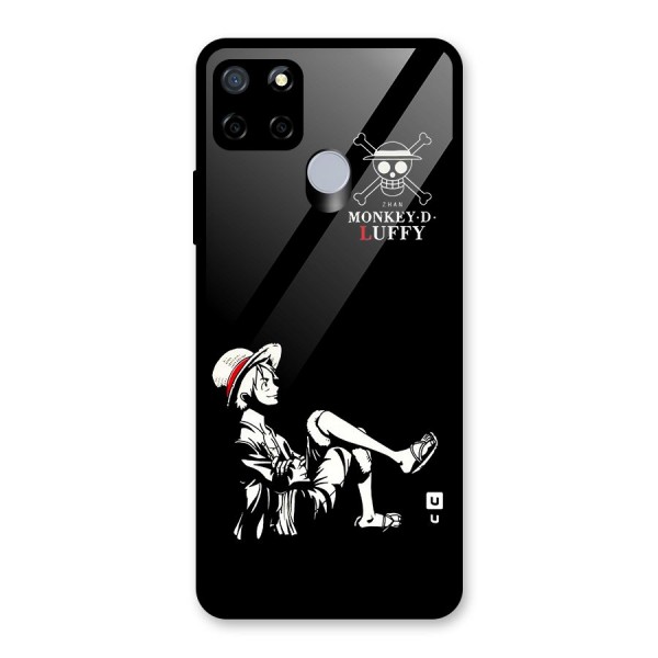 Monkey Luffy Glass Back Case for Realme C15