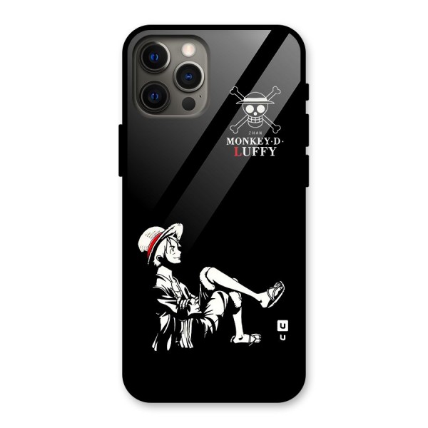 Monkey Luffy Glass Back Case for iPhone 12 Pro Max