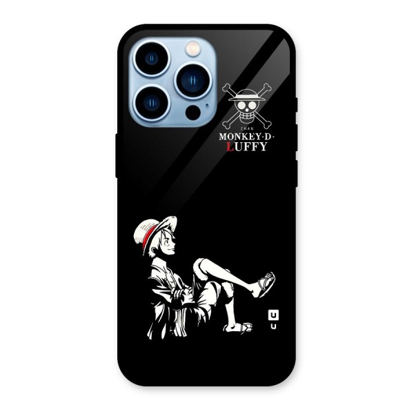 Monkey Luffy Glass Back Case for iPhone 13 Pro