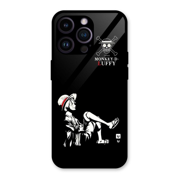 Monkey Luffy Glass Back Case for iPhone 14 Pro Max