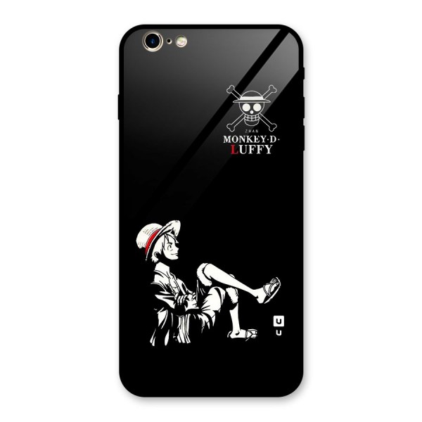 Monkey Luffy Glass Back Case for iPhone 6 Plus 6S Plus