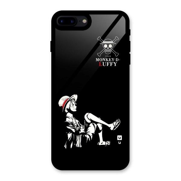 Monkey Luffy Glass Back Case for iPhone 7 Plus