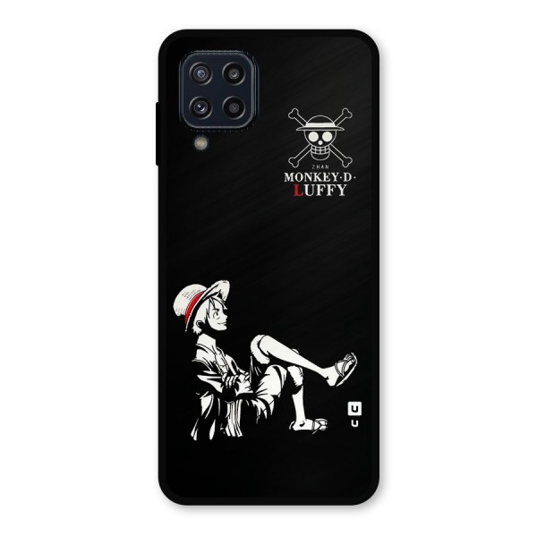 Monkey Luffy Metal Back Case for Galaxy M32