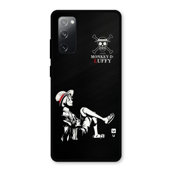 Monkey Luffy Metal Back Case for Galaxy S20 FE 5G