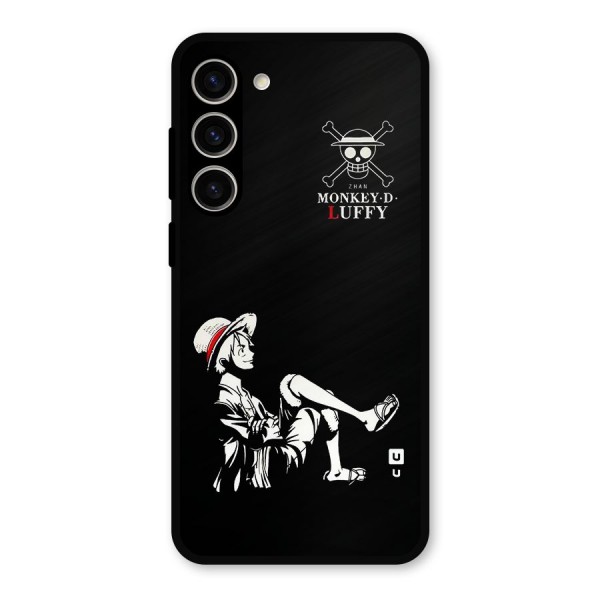Monkey Luffy Metal Back Case for Galaxy S23 Plus