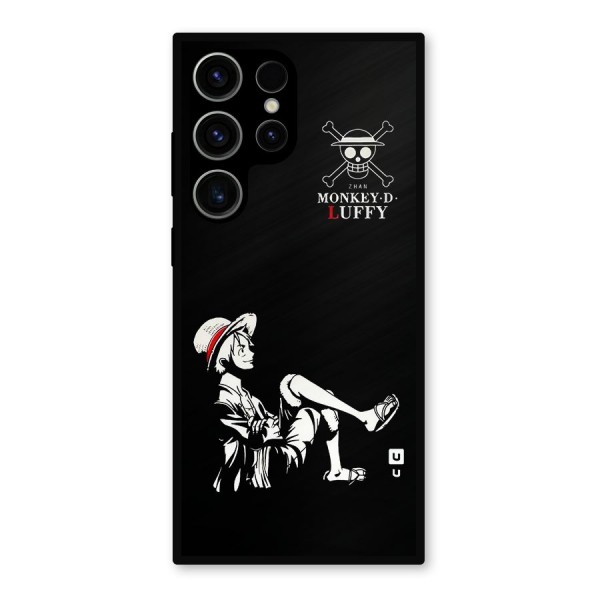 Monkey Luffy Metal Back Case for Galaxy S23 Ultra