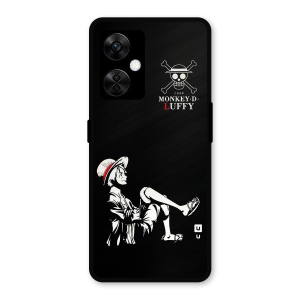 Monkey Luffy Metal Back Case for OnePlus Nord CE 3 Lite