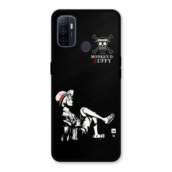 Monkey Luffy Metal Back Case for Oppo A53