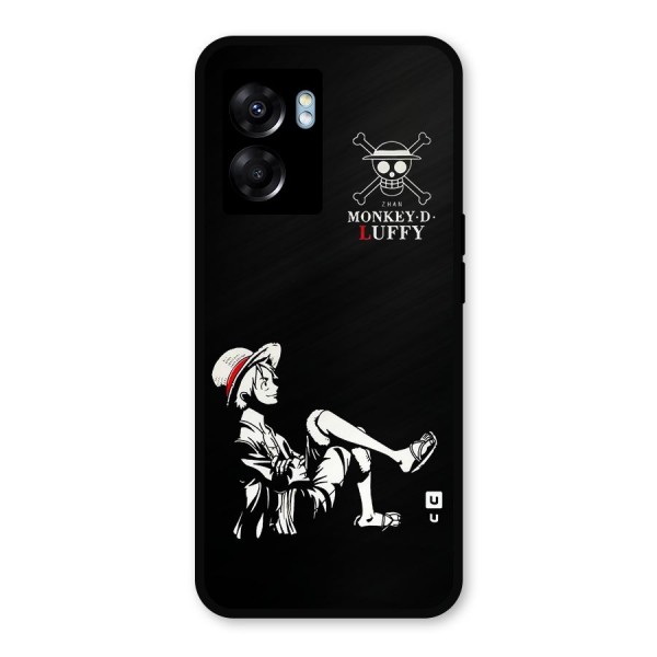 Monkey Luffy Metal Back Case for Oppo K10 (5G)