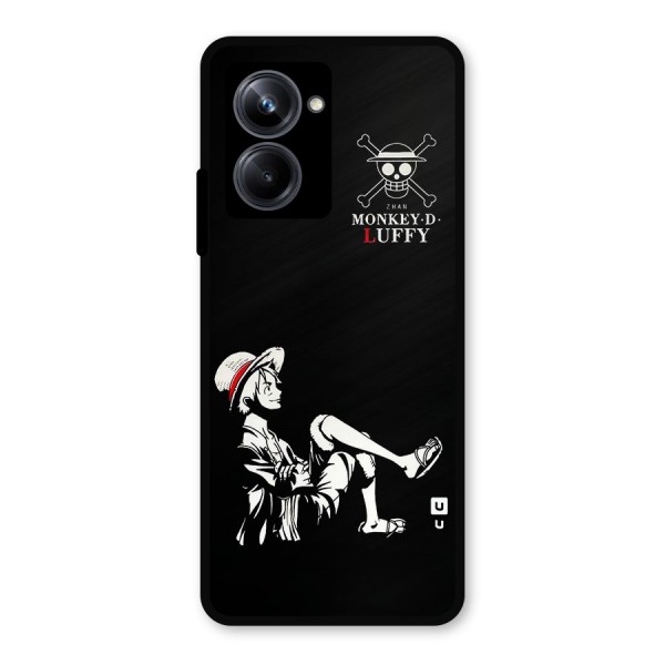 Monkey Luffy Metal Back Case for Realme 10 Pro