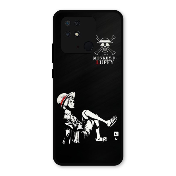 Monkey Luffy Metal Back Case for Redmi 10 Power