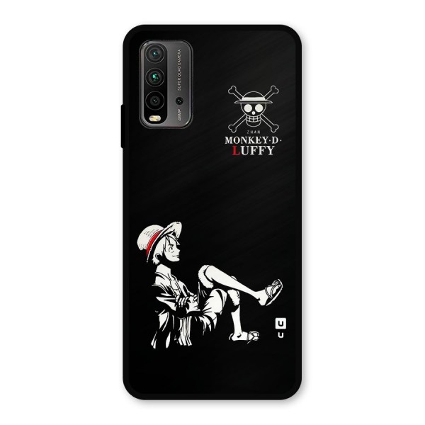 Monkey Luffy Metal Back Case for Redmi 9 Power