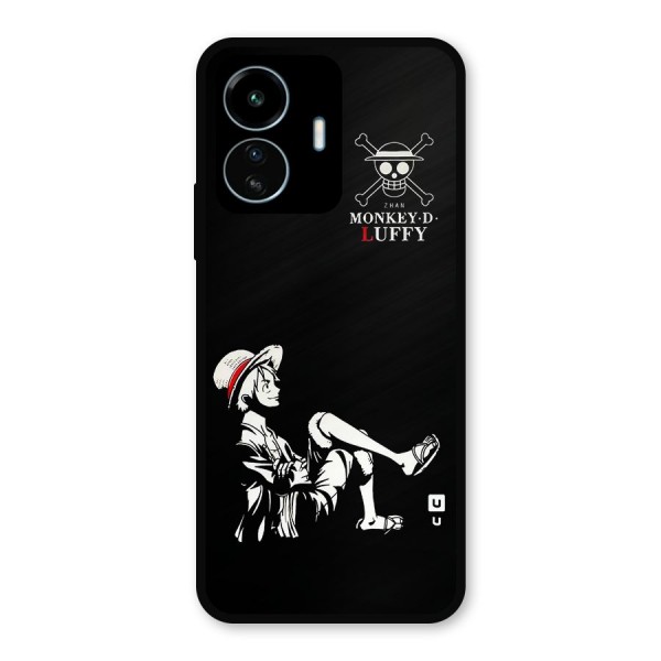 Monkey Luffy Metal Back Case for vivo iQOO Z6 Lite 5G