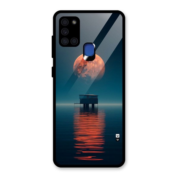 Moon Sea Glass Back Case for Galaxy A21s