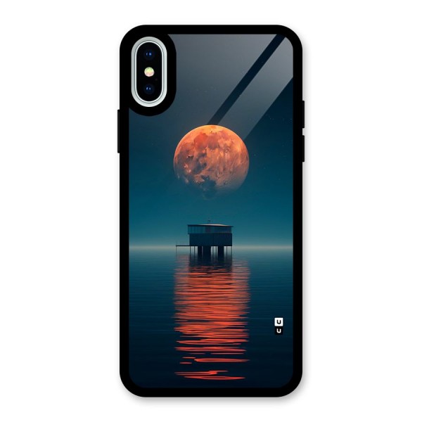 Moon Sea Glass Back Case for iPhone X