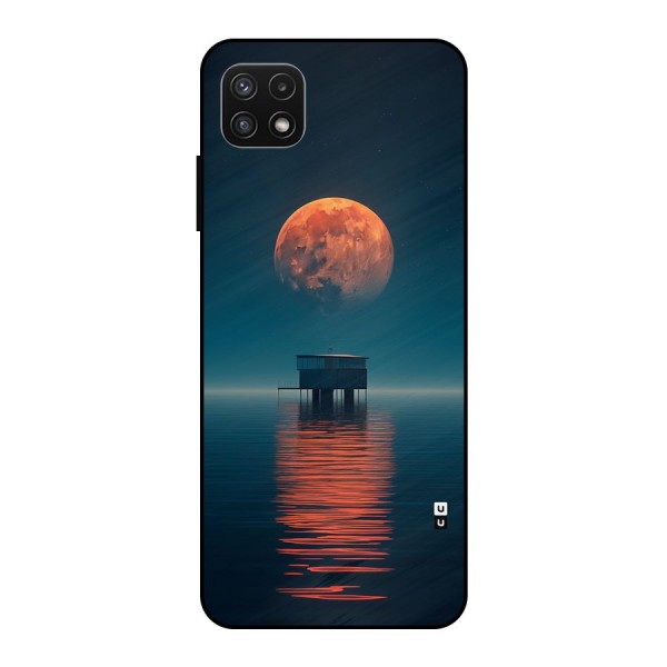 Moon Sea Metal Back Case for Galaxy A22 5G