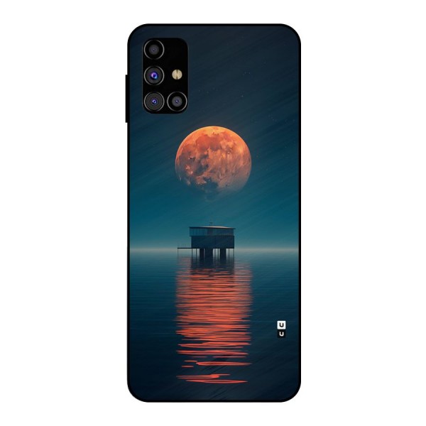 Moon Sea Metal Back Case for Galaxy M31s