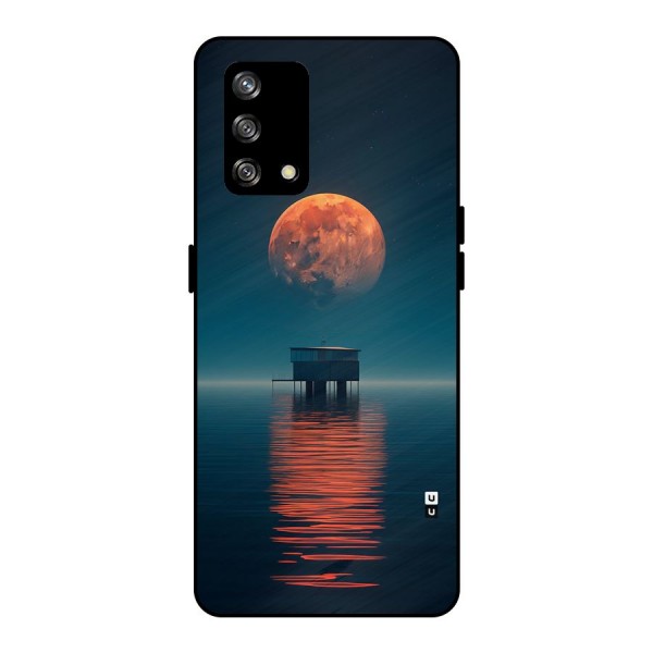 Moon Sea Metal Back Case for Oppo F19