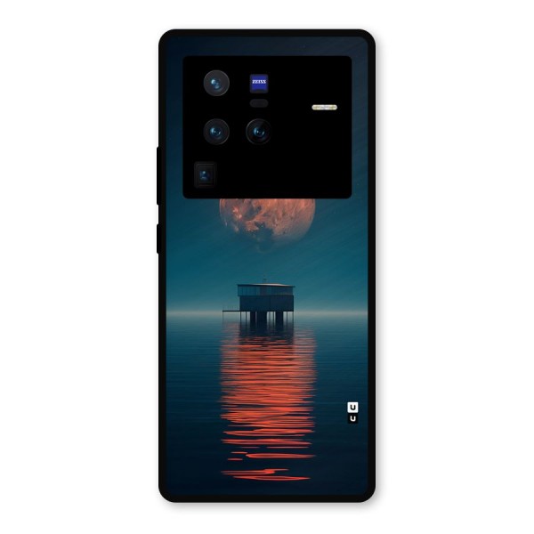 Moon Sea Metal Back Case for Vivo X80 Pro