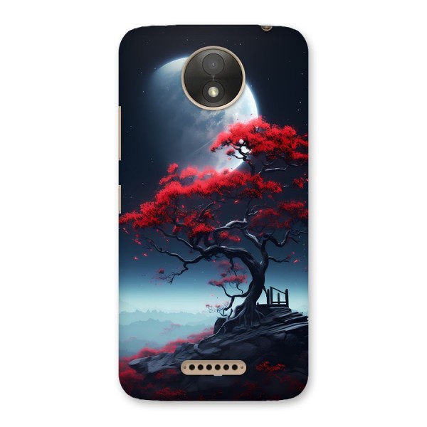 Moon Tree Back Case for Moto C Plus