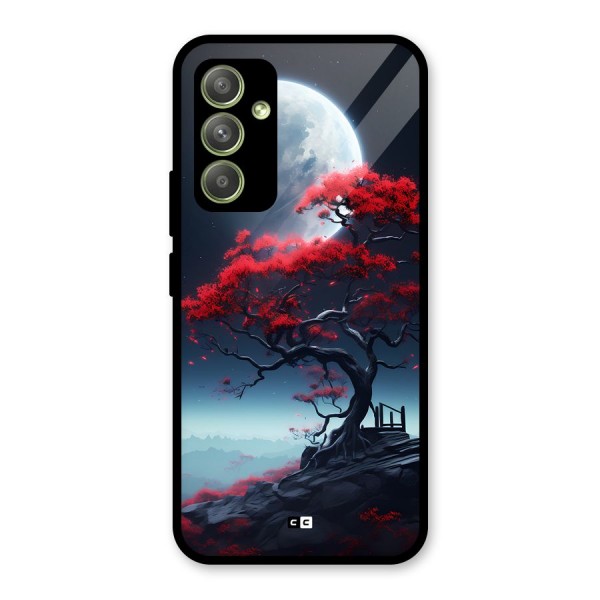 Moon Tree Glass Back Case for Galaxy A54