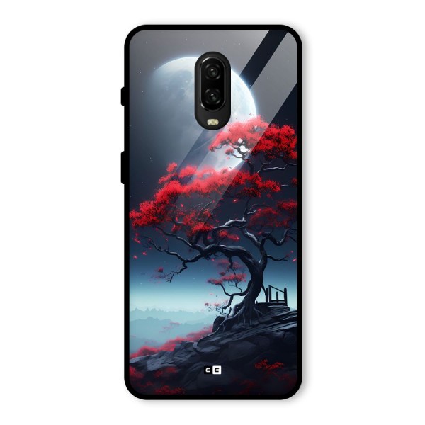 Moon Tree Glass Back Case for OnePlus 6T