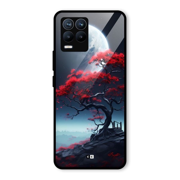 Moon Tree Glass Back Case for Realme 8