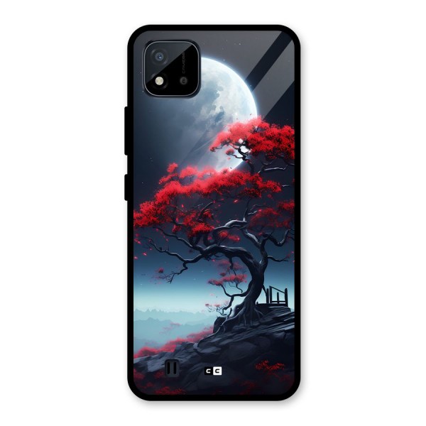 Moon Tree Glass Back Case for Realme C11 2021