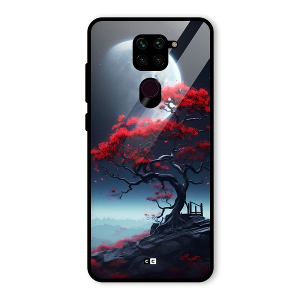 Moon Tree Glass Back Case for Redmi Note 9