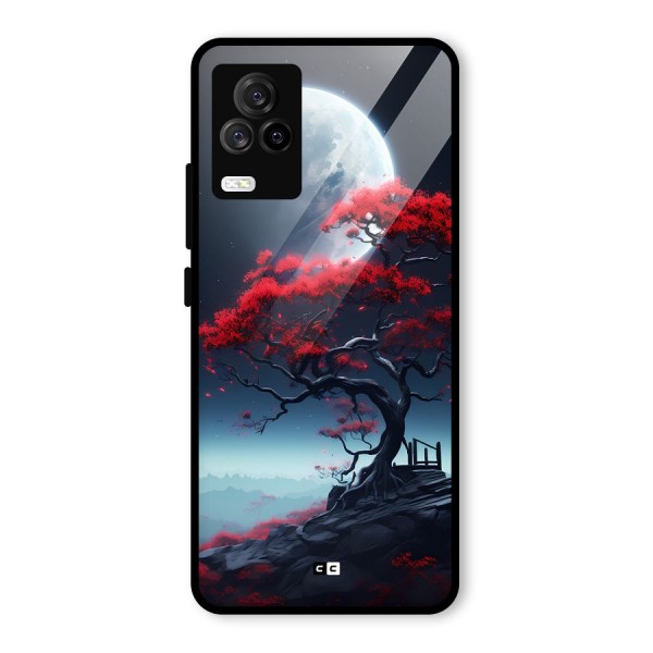 Moon Tree Glass Back Case for Vivo iQOO 7 Legend 5G