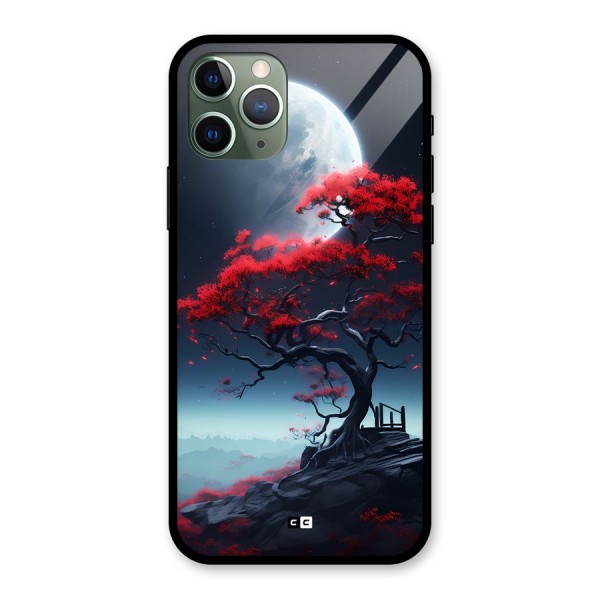 Moon Tree Glass Back Case for iPhone 11 Pro