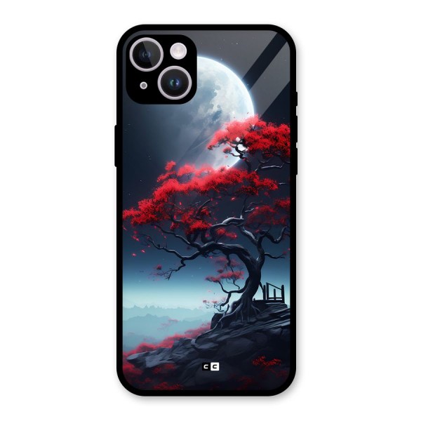 Moon Tree Glass Back Case for iPhone 14 Plus