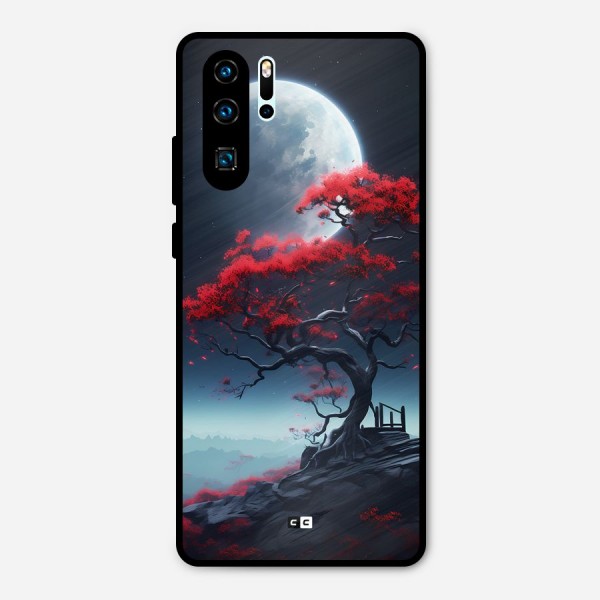 Moon Tree Metal Back Case for Huawei P30 Pro