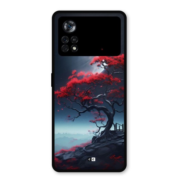 Moon Tree Metal Back Case for Poco X4 Pro 5G
