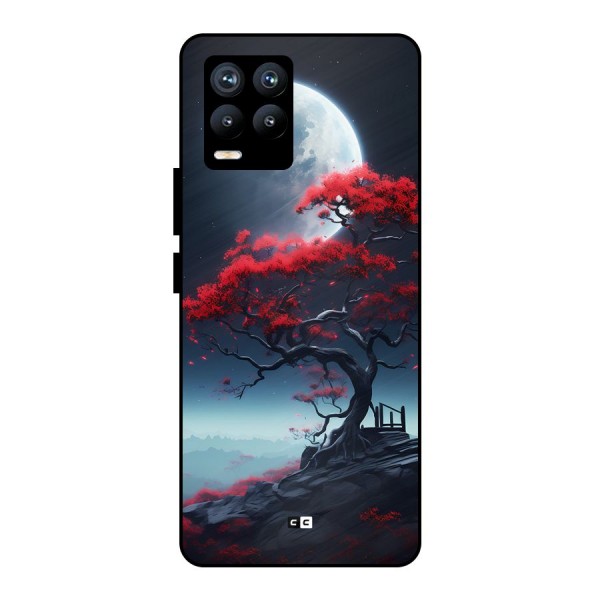 Moon Tree Metal Back Case for Realme 8 Pro