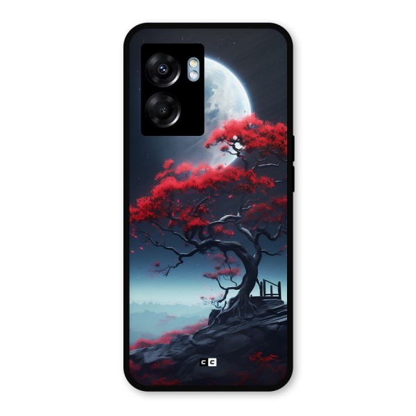Moon Tree Metal Back Case for Realme Narzo 50 5G