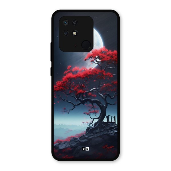 Moon Tree Metal Back Case for Redmi 10 Power