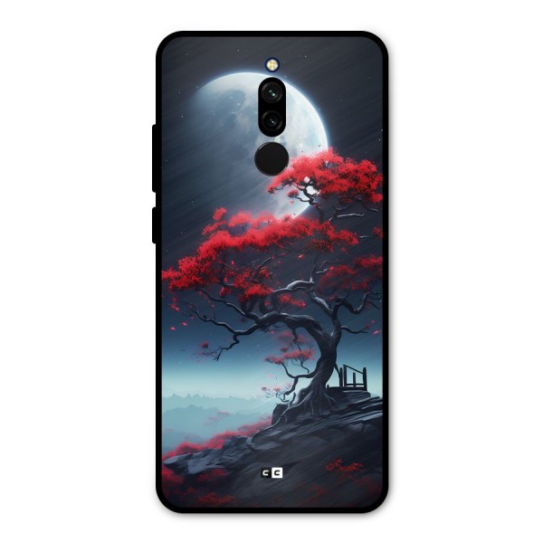 Moon Tree Metal Back Case for Redmi 8