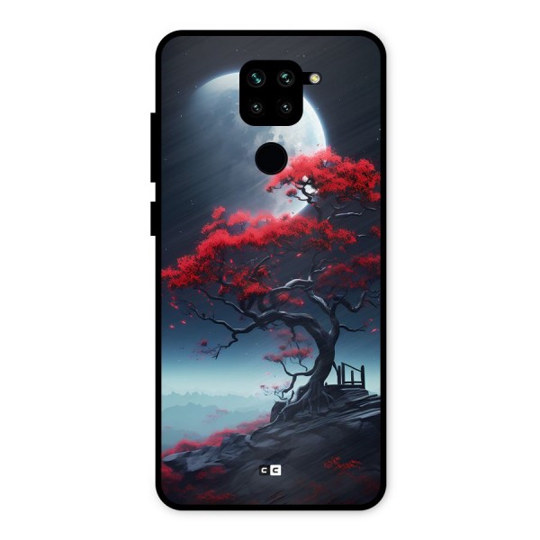 Moon Tree Metal Back Case for Redmi Note 9