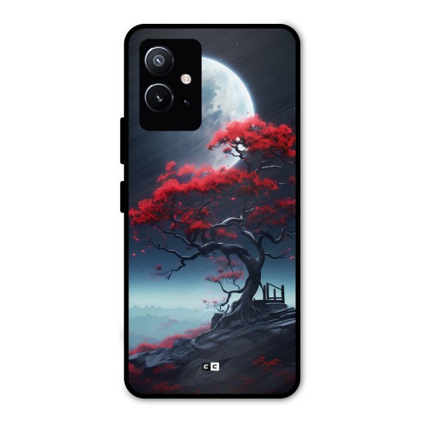 Moon Tree Metal Back Case for Vivo T1 5G